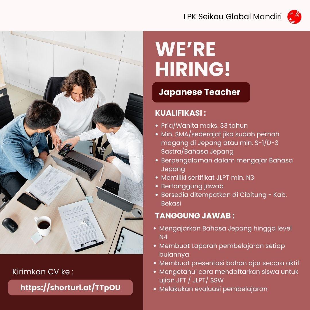 Japanese Teacher Recruitment